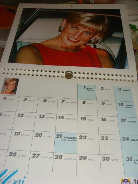 Календарь настенный памяти Принцессы Дианы Princess Diana 1998 год 5