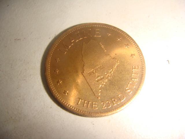 Монета бронза 23 штат США
