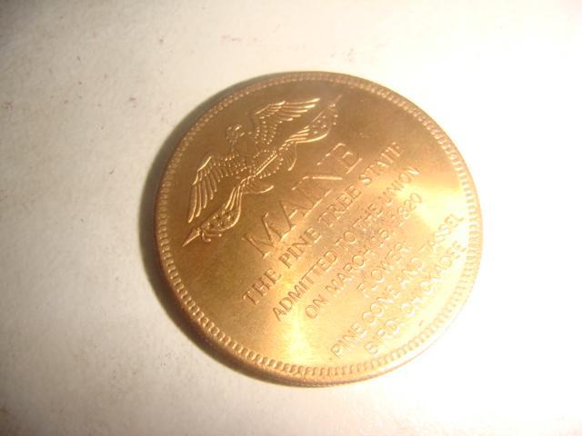 Монета бронза 23 штат США 1