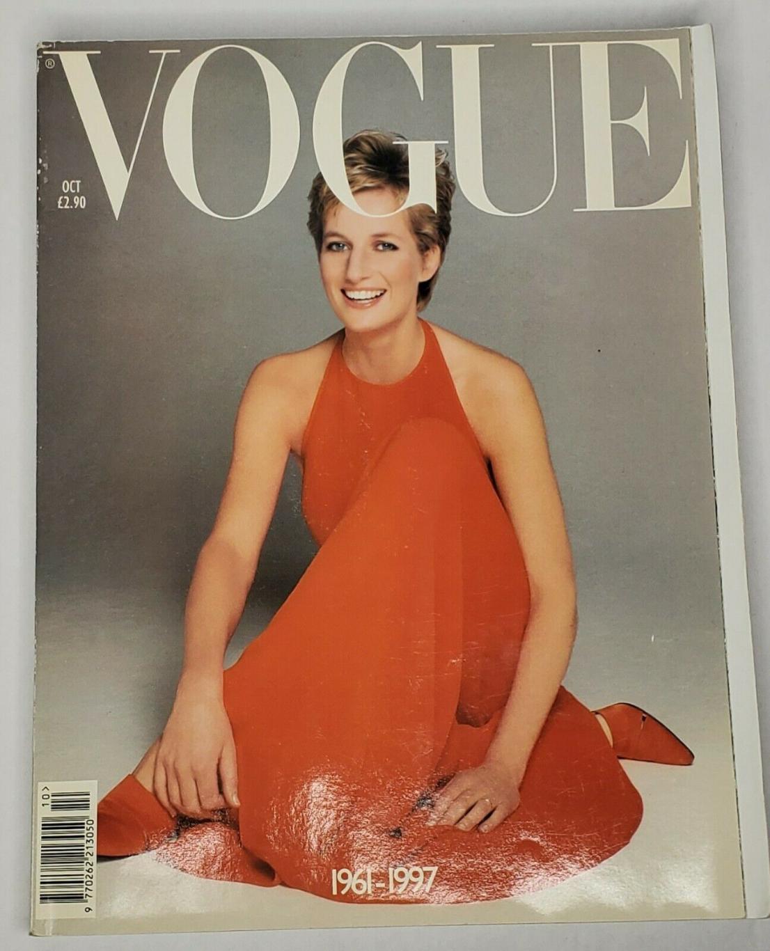 Журнал Vogue памяти принцессы Дианы октябрь 1997 год