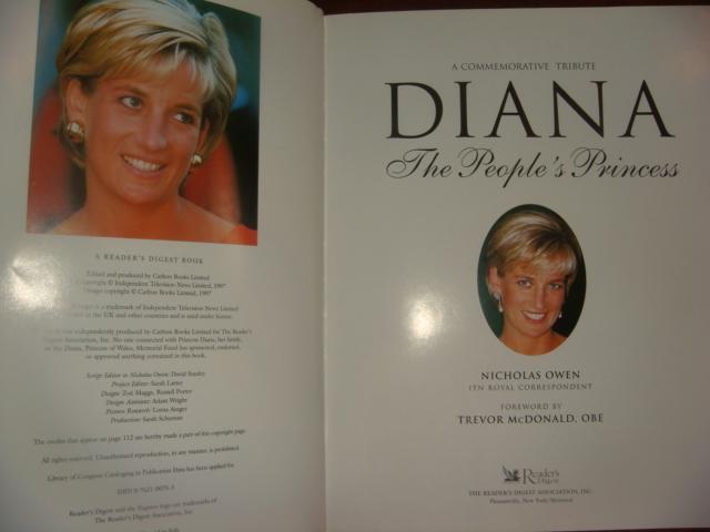 Брошюра памяти принцессы Дианы 1997 by Nicholas Owen год Америка 1