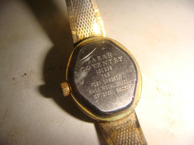 Часы Sarah Coventry со стразами бронза кварцевые винтаж 70 х годов. 2