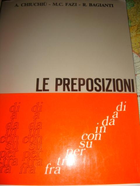 Учебник итальянского языка Le Preposizione 1984 год