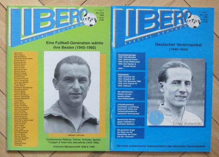 Libero (IFFHS) номера дополнительные с 9 по 16 за 1994-1998 футбол статистика 4