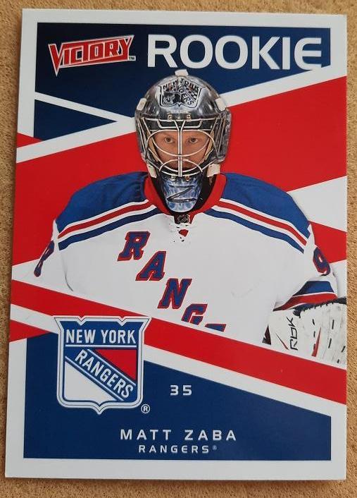 НХЛ Мэтт Заба Нью-Йорк Рейнджерс № 236