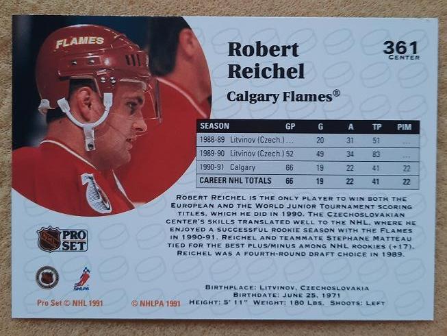НХЛ Роберт Райхел Калгари Флэймз № 361 1