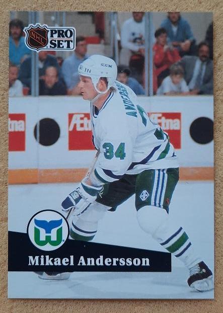 НХЛ Микаэль Андерссон Хартфорд Уэйлерс № 394