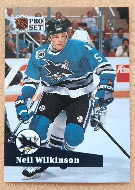 НХЛ Нейл Уилкинсон Сан-Хосе Шаркс № 483