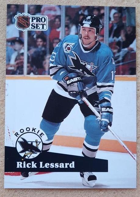 НХЛ Рик Лессард Сан-Хосе Шаркс № 560