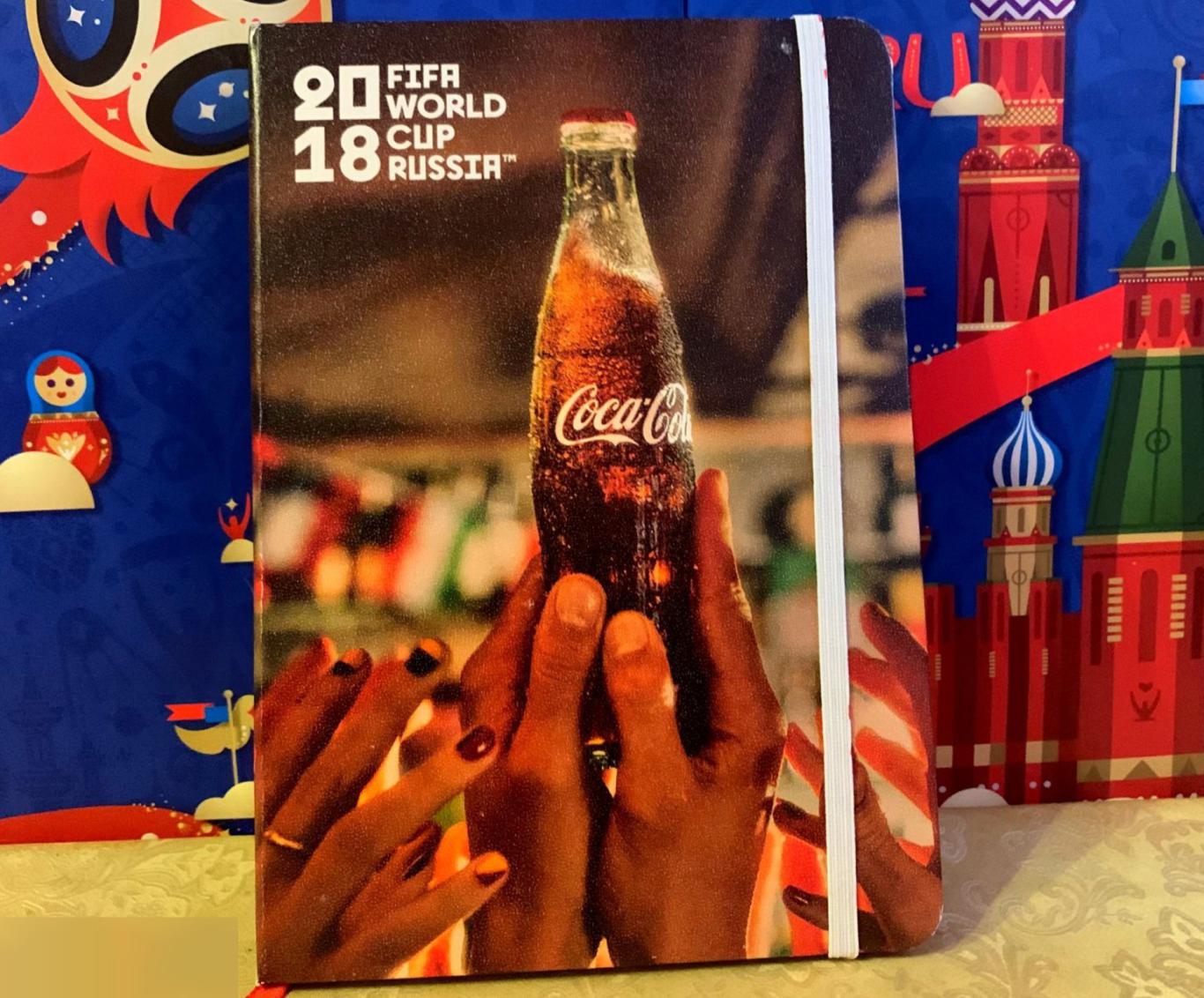 Эксклюзивный ежедневник Кока-кола Fifa 2018