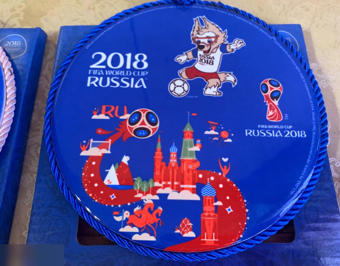 Коллекционная подставка для кухни под горячее Fifa. Забивака. Чемпионат мира 2018
