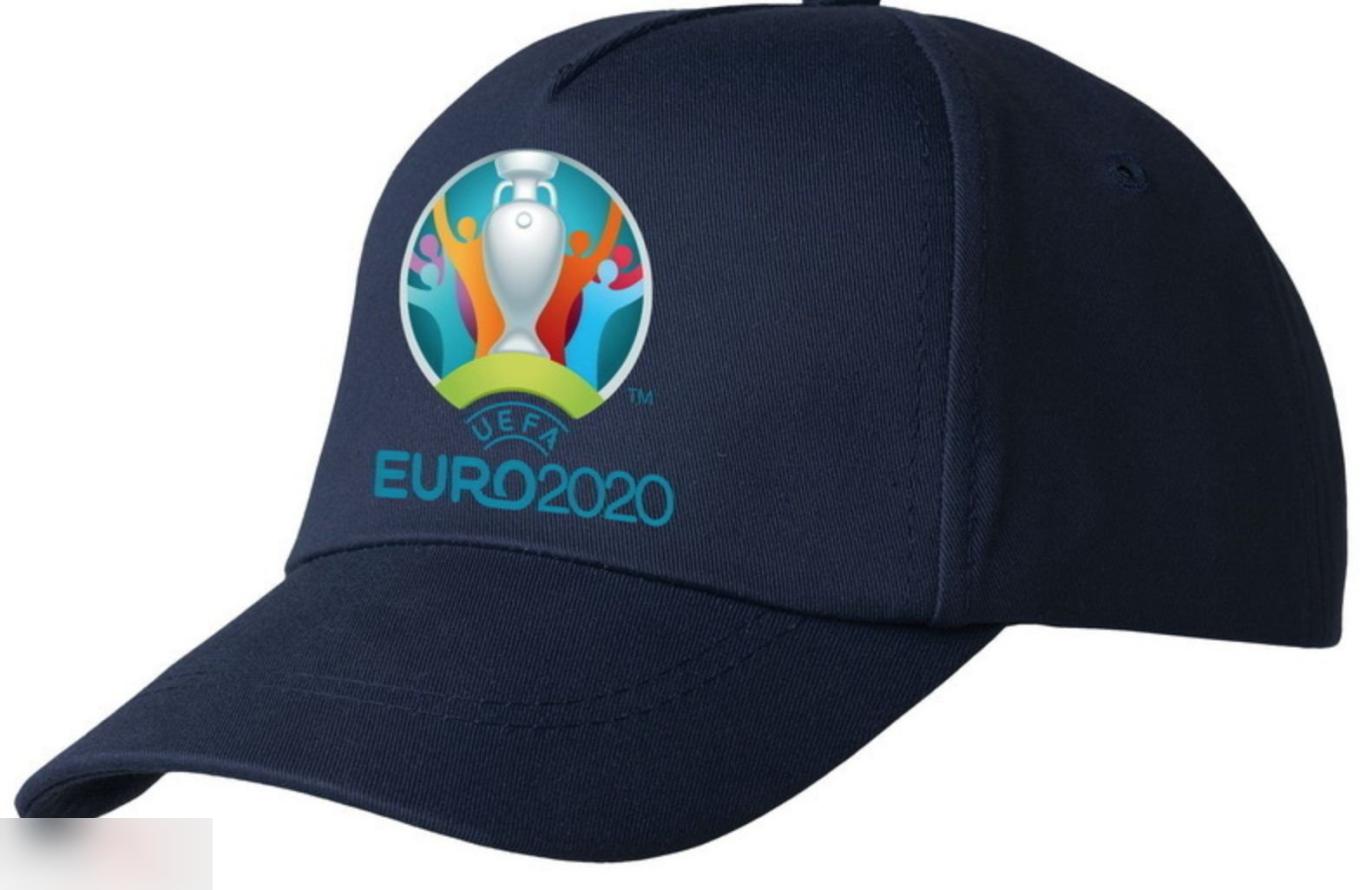 Кепка синяя Уефа Евро Uefa Euro 2020 - 2021