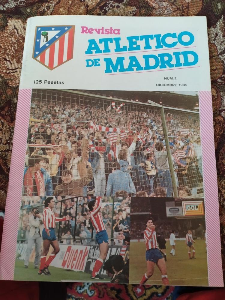 клубный журнал Атлетико Мадрид декабрь 1985