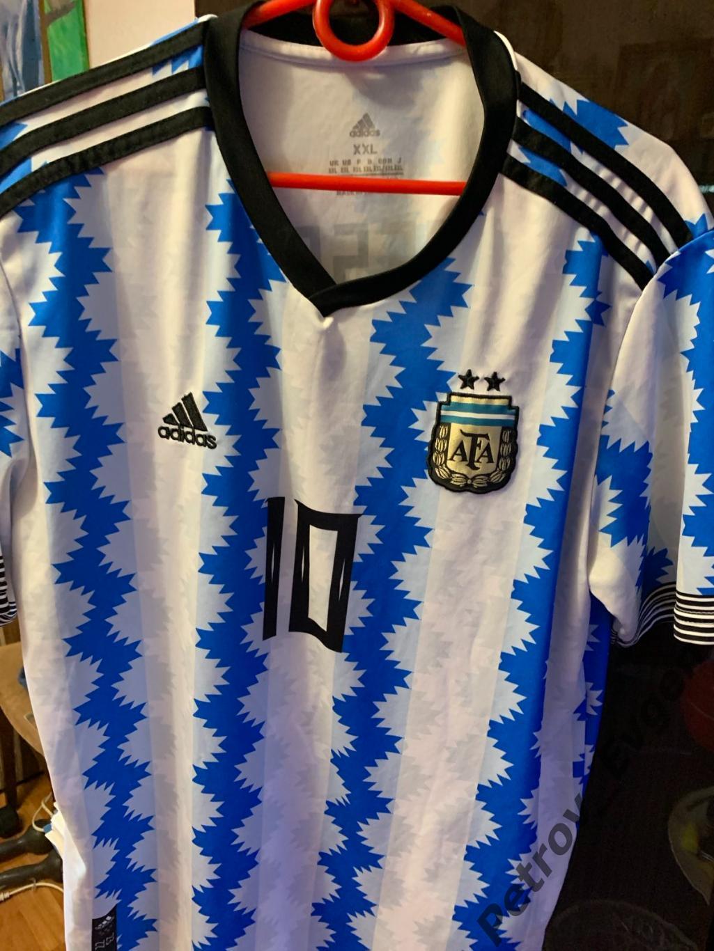 Футболка сб. Аргентина Месси №10.