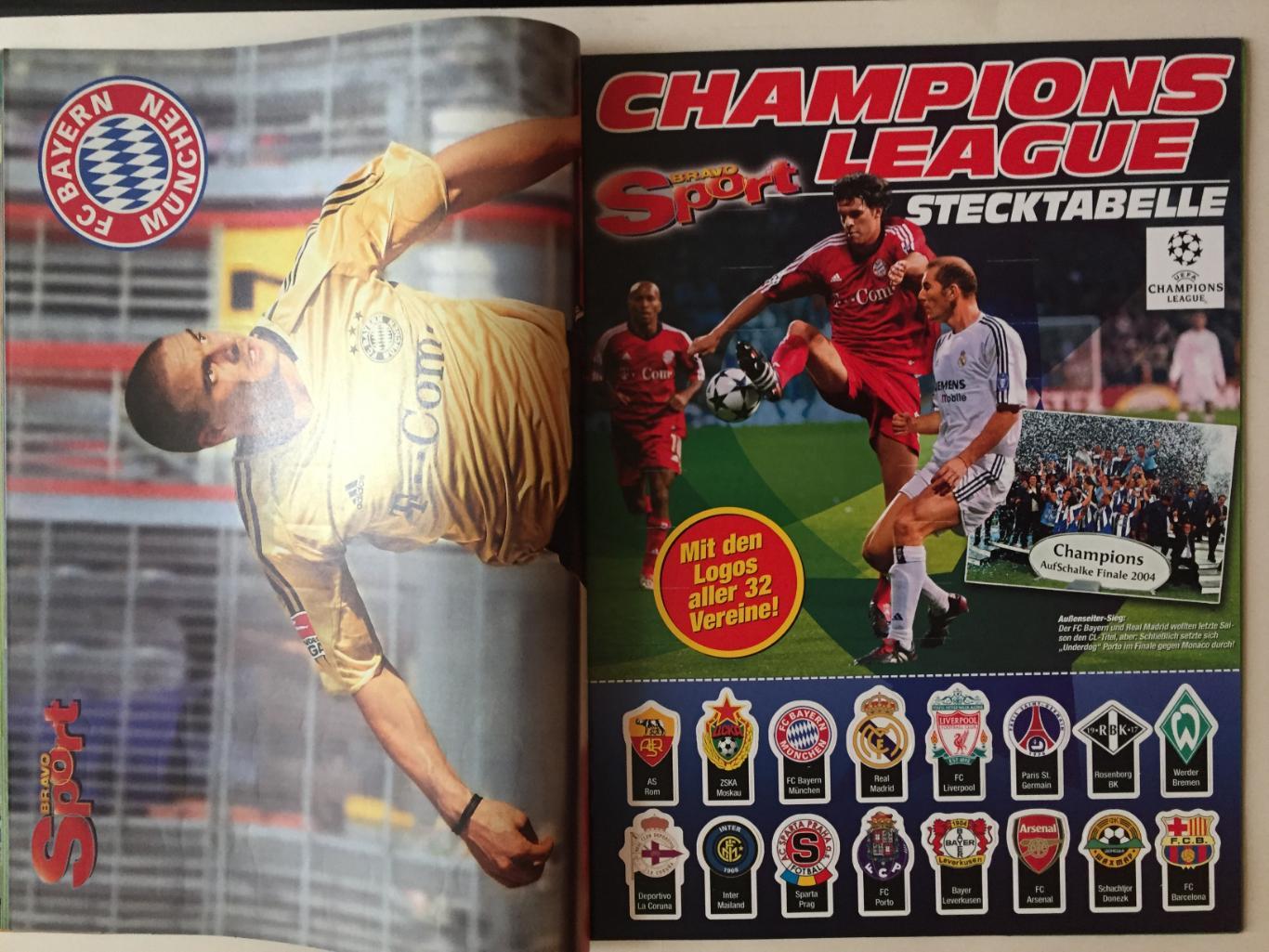 Журнал Браво спорт 09.2004, лига чемпионов,Роналдо 2