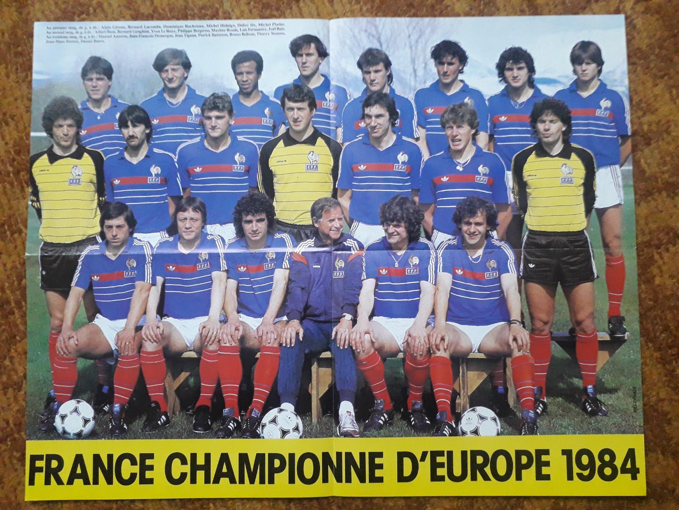 Плакат в формате А2- France, Platini