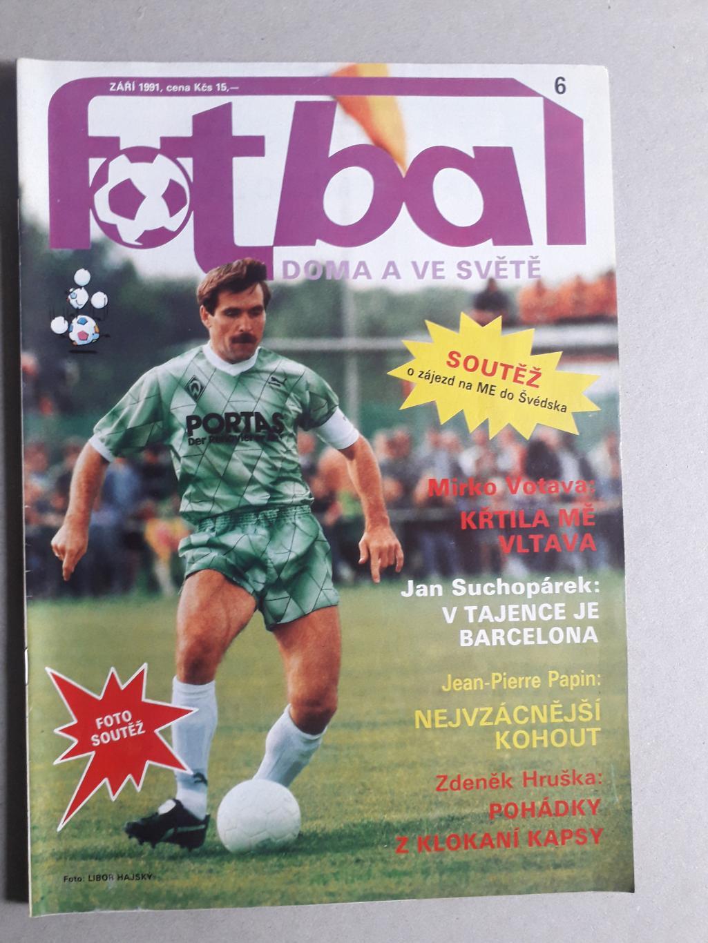Fotbal sport 6/1991