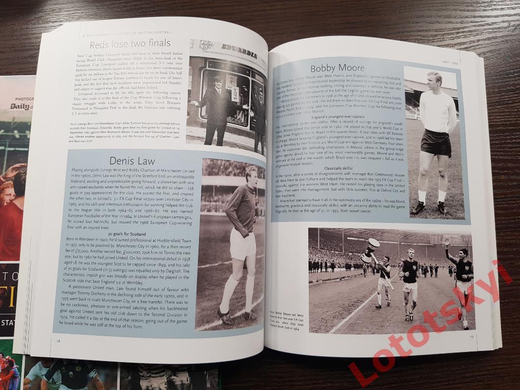 Книга A Photographic History of British Football + DVD 200 Great Goals, 2014 год 7