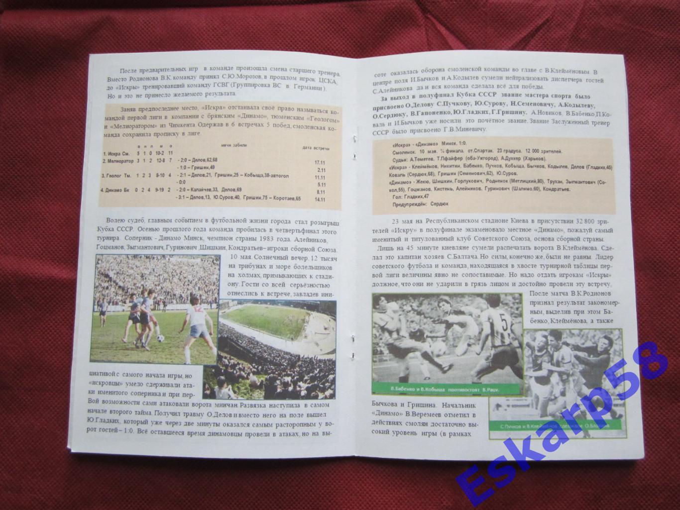 Смоленский.футбол. 1980-1993.Страницы.истории 3