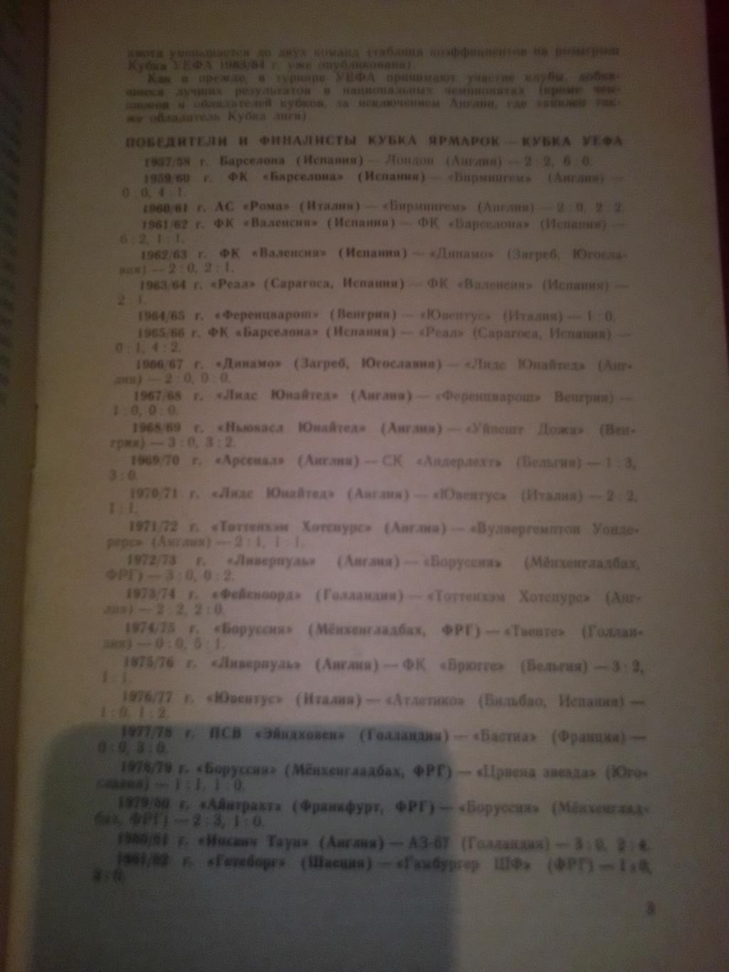 Кубок УЕФА 1/32 финала: Динамо Москва-Шленск Вроцлав 1982 год. 1