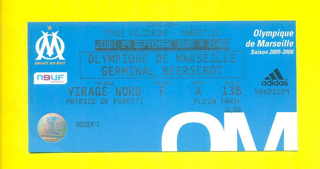 Марсель Франция-Беершот Бельгия-29.09.2005