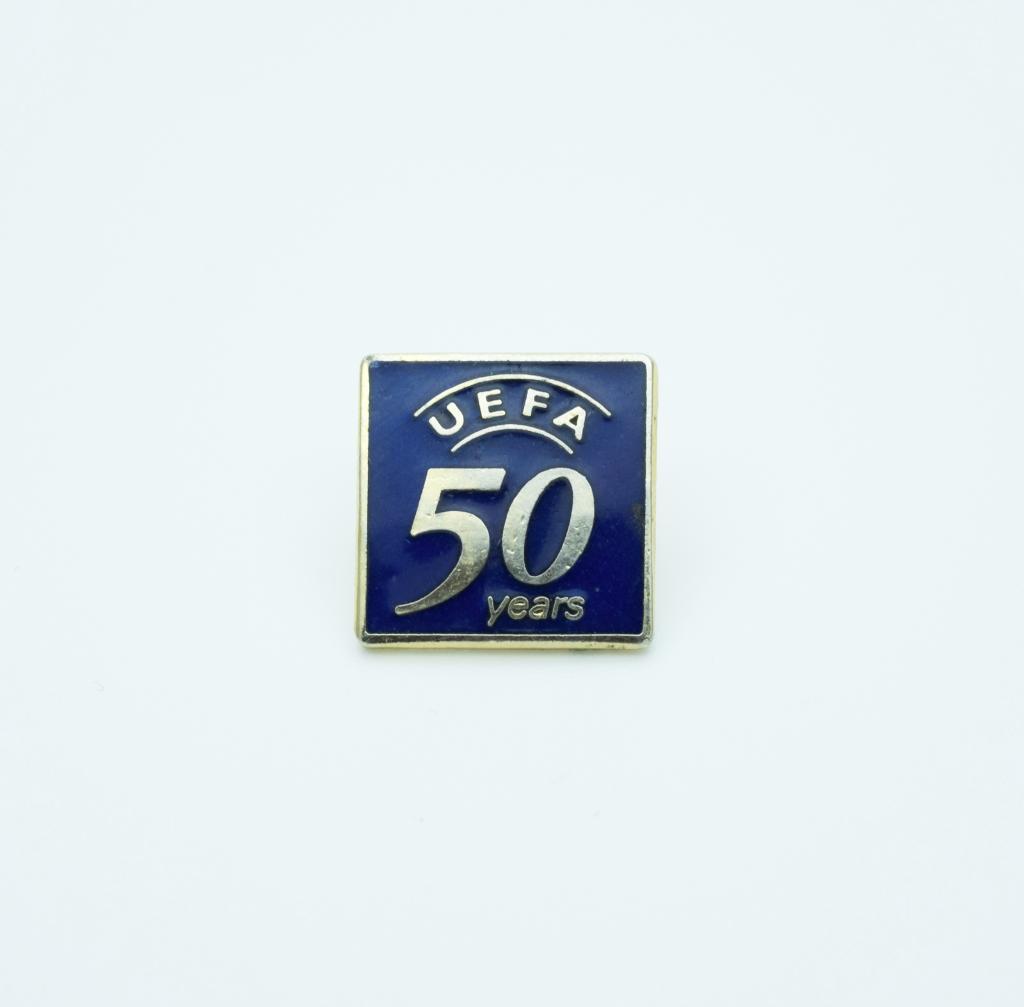 Официальный знак 50 лет УЕФА