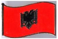 Серия значков флаги стран Мира - значок флаг Албании