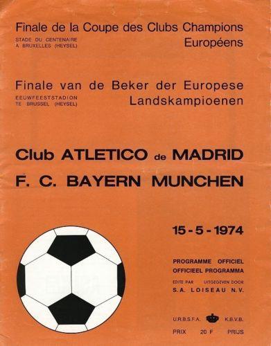 Финал Бавария-Атлетико 1974