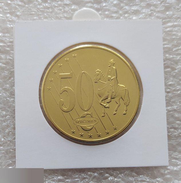 Монета, Жетон, Евро, Европа, Ватикан, Пробные Евро, 2013 год, 50 Евро Центов, Лот № 1