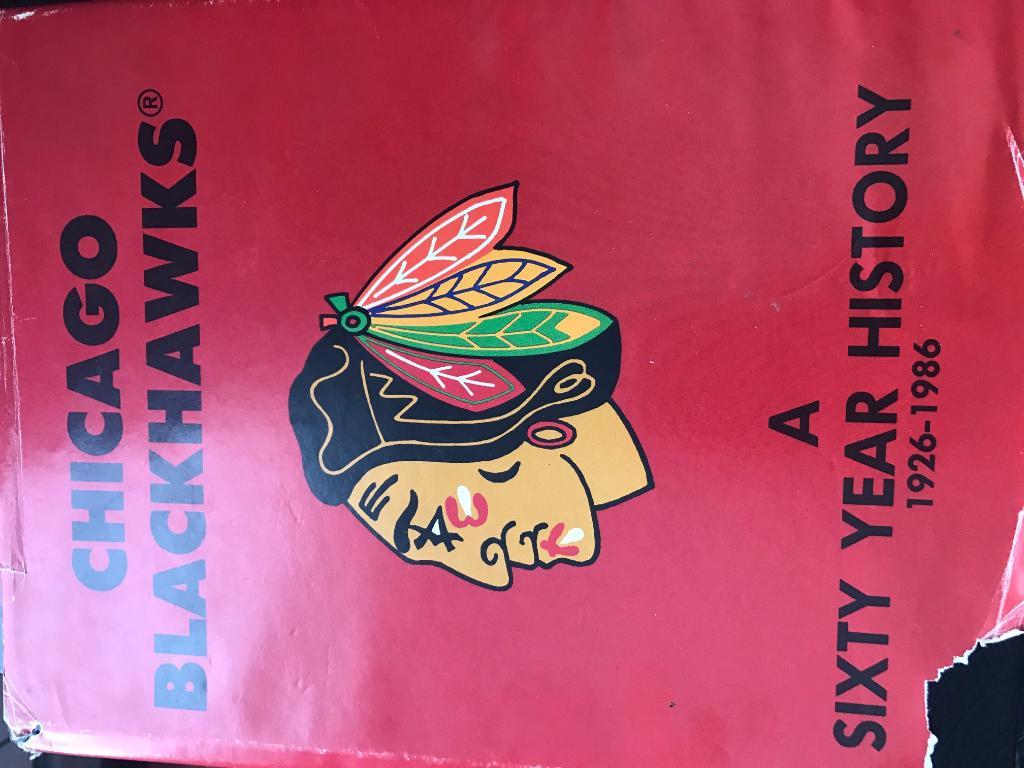 Chicago Blackhawks A Sixty Year History 1926-1986 Hardcover Book