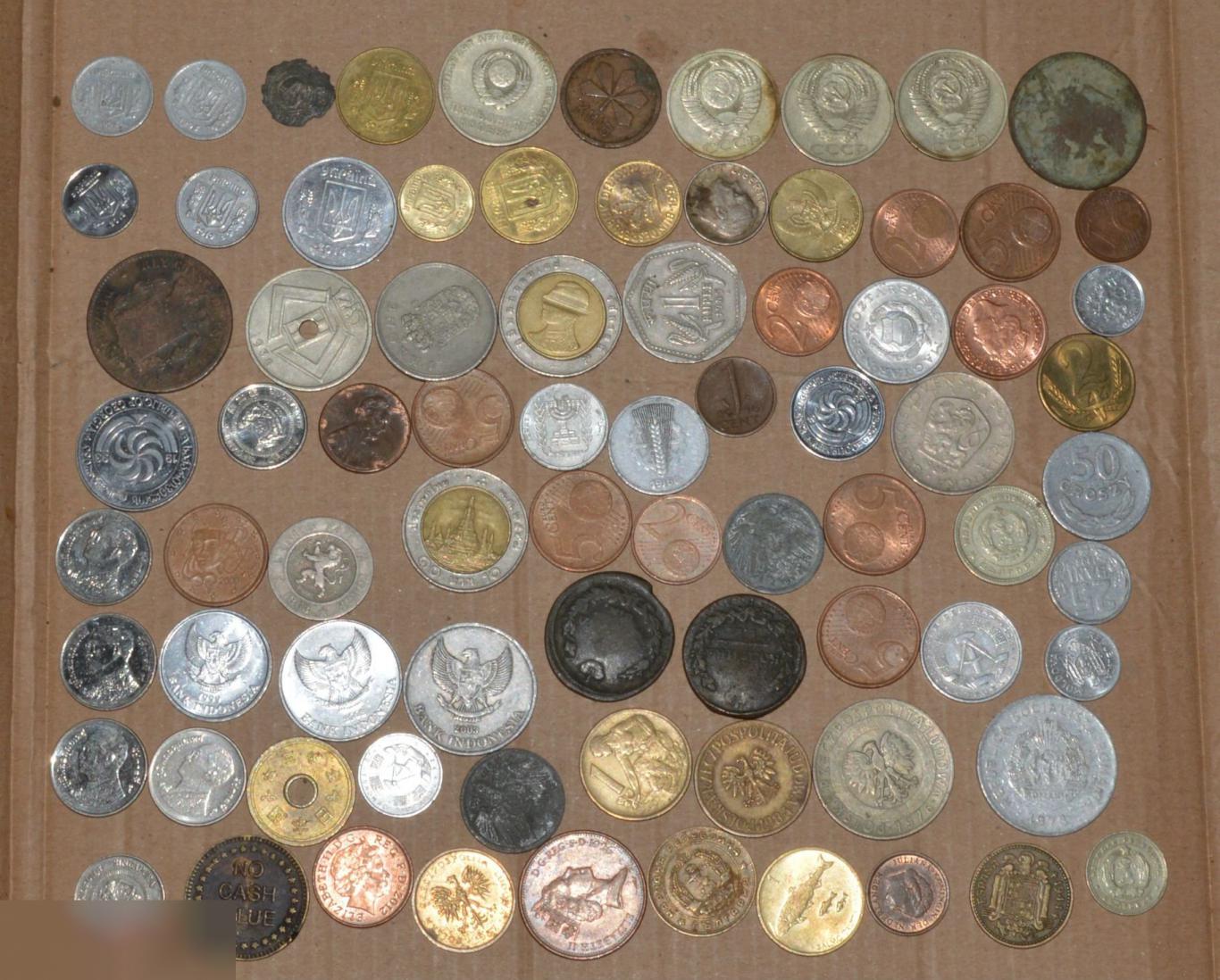монеты разных стран 80 шт 1