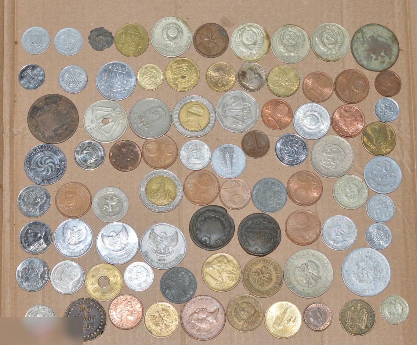монеты разных стран 80 шт 2