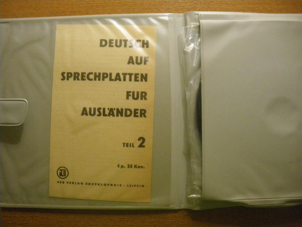 Набор пластинок для изучения немецкого языка Часть 2 2