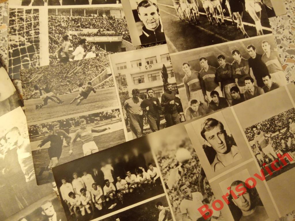 Набор фотооткрыток СПАРТАК Странички истории советского футбола 1986 г 14 штук 3