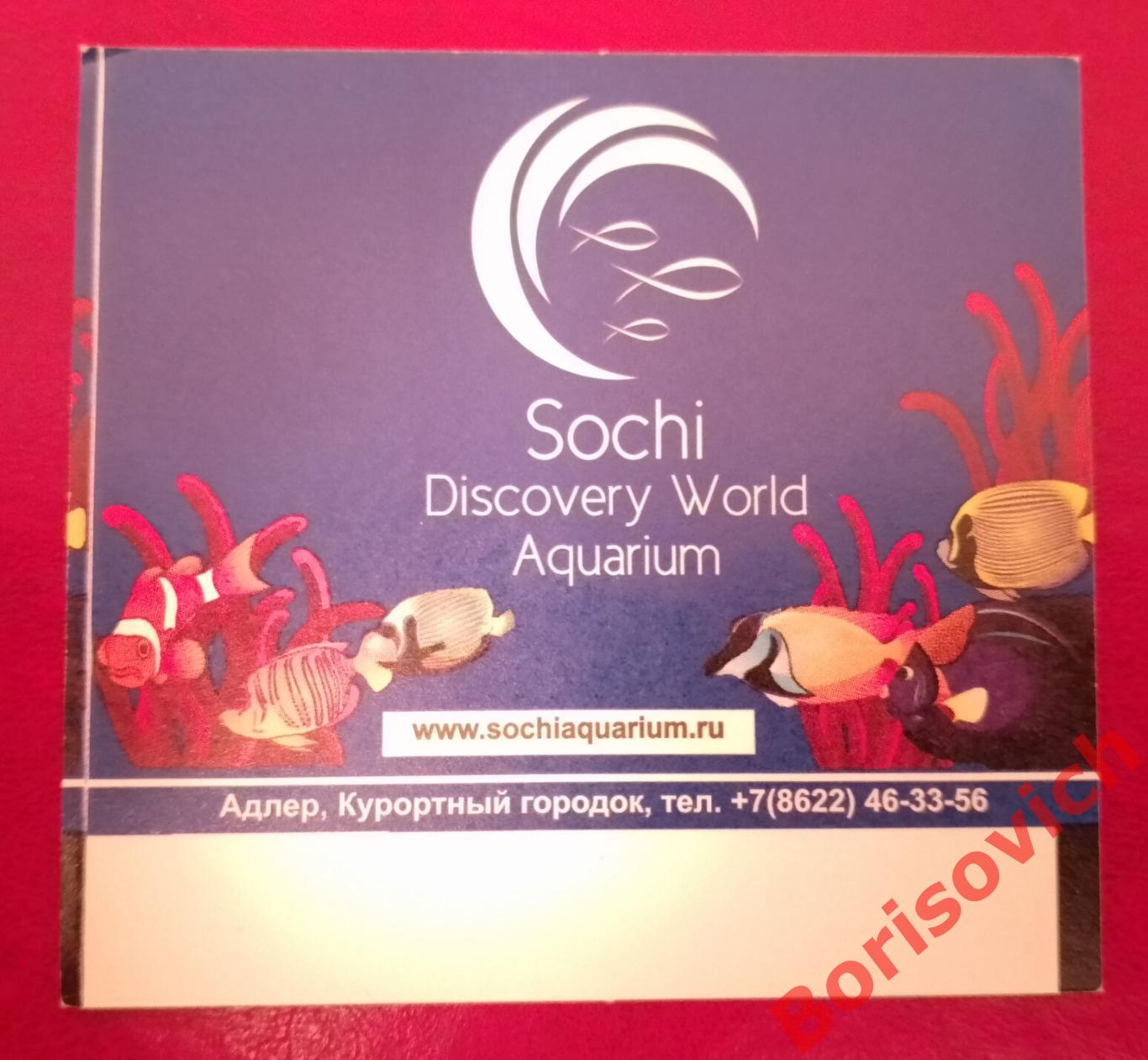 Билет Сочи Discovery World Aquarium 05-05-2016 1