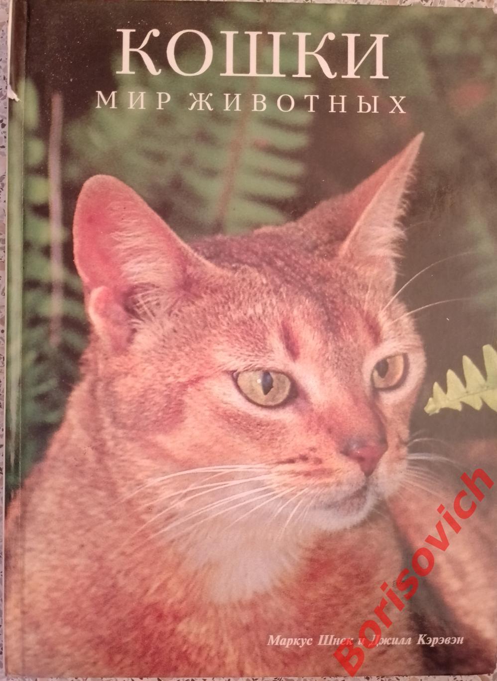 КОШКИ Мир животных Маркус Шнек и Джилл Кэрэвэн 1993 г 80 страниц
