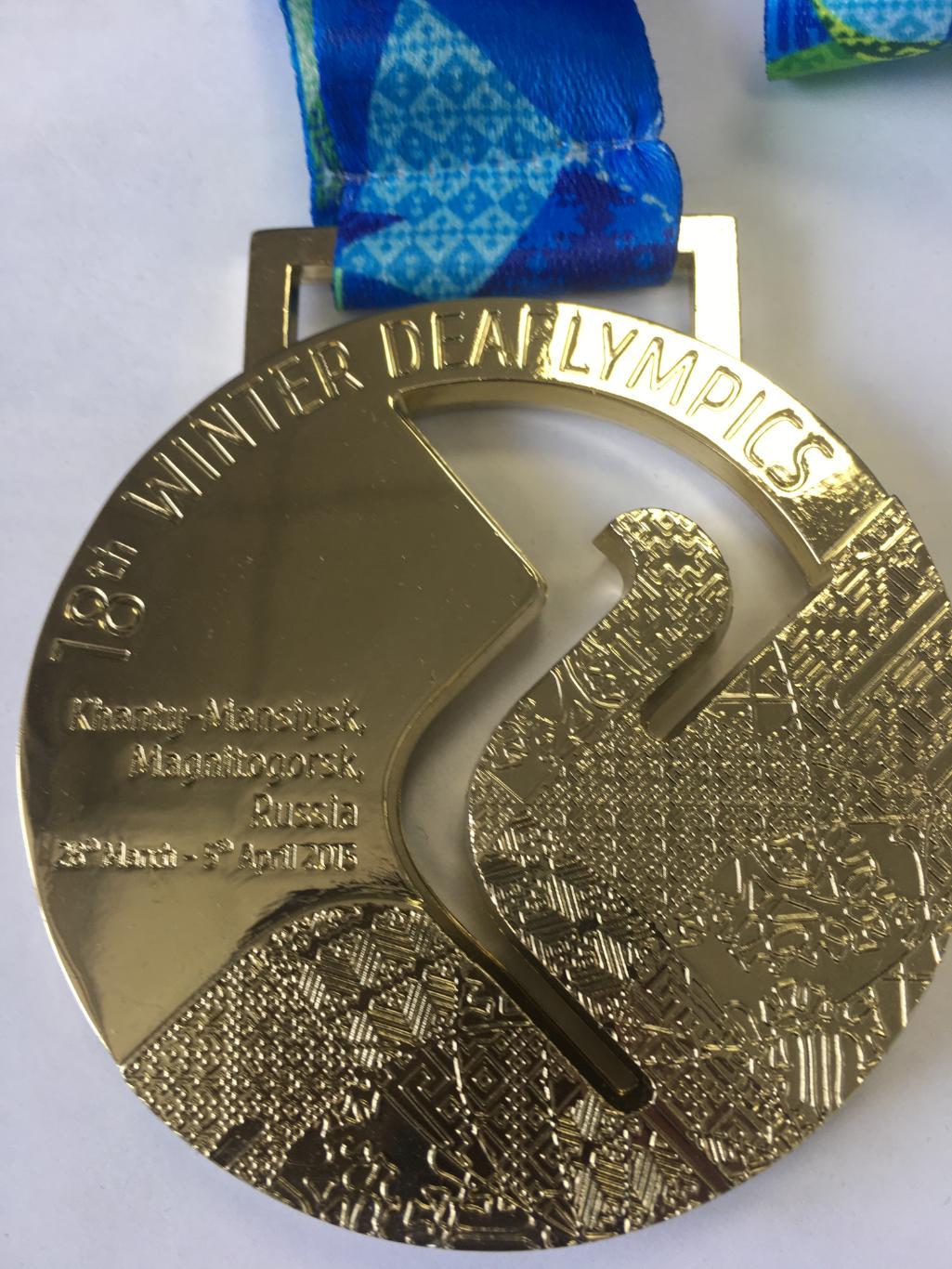 золотая медаль 18 Сурдлимпийских игр 2015 сноуборд 2