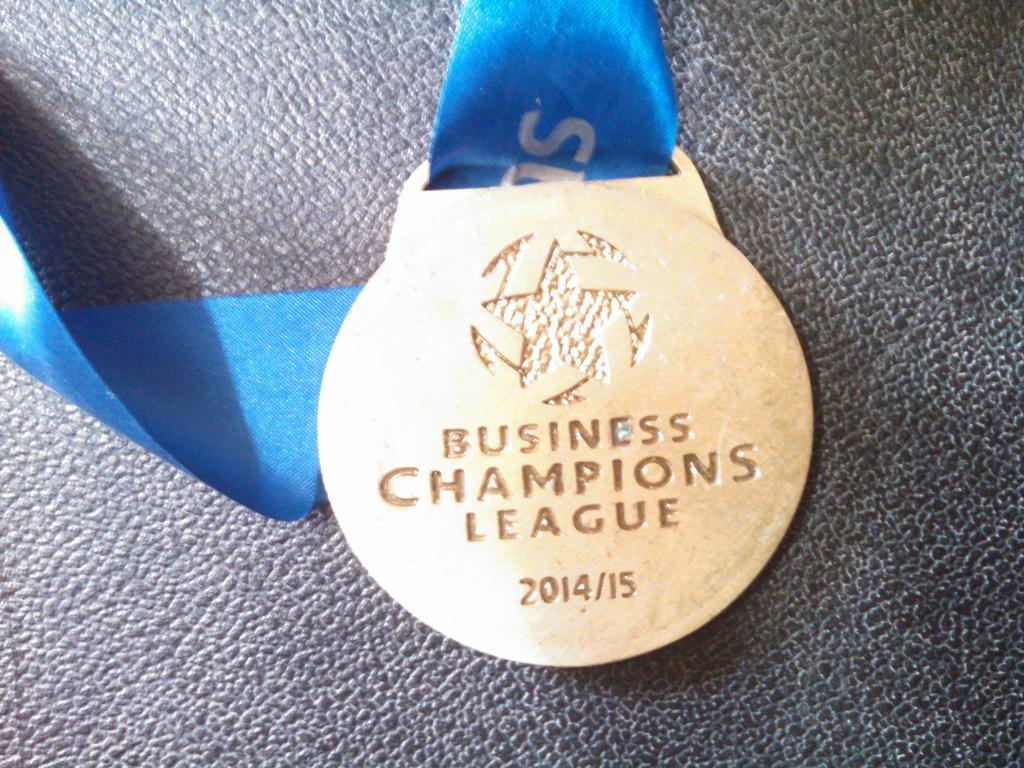 Медаль - Business Champions league 2014/15 1
