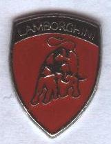 автомобиль Ламборгини, №1, тяжелый металл / Lamborghini car pin badge