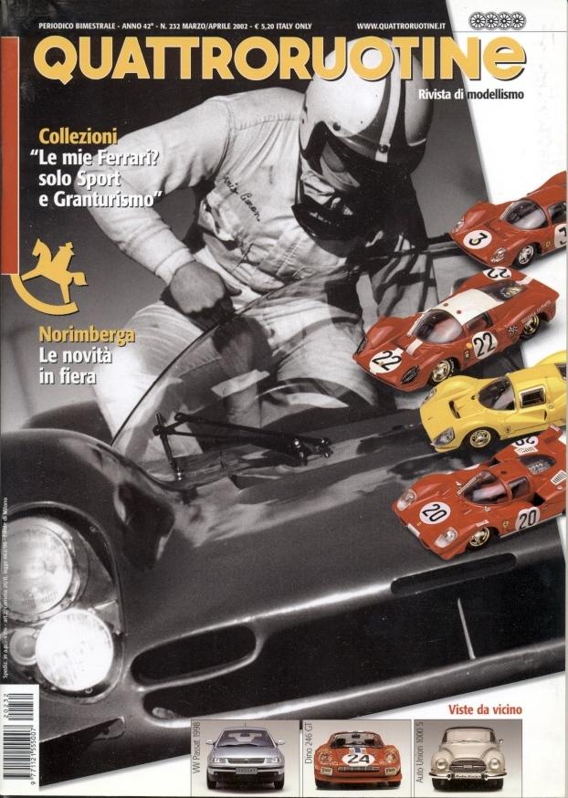 модели автомобилей, Кватроруотине №232-2002 / Quattroruotine car models magazine