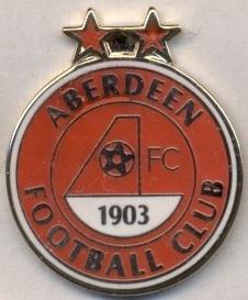 футбол.клуб Абердин (Шотландия)2 ЭМАЛЬ / Aberdeen FC,Scotland football pin badge