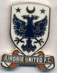 футбол.клуб Эйрдри (Шотландия) ЭМАЛЬ /Airdrie United,Scotland football pin badge