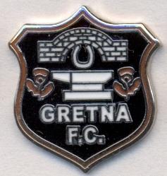 футбольный клуб Гретна (Шотландия)1 ЭМАЛЬ /Gretna FC,Scotland football pin badge