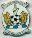 футбол.клуб Килмарнок (Шотландия)1 ЭМАЛЬ / Kilmarnock FC, Scotland football pin
