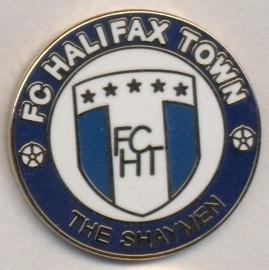 футбол.клуб Галифакс Таун (Англия)2 ЭМАЛЬ / Halifax Town FC,England football pin