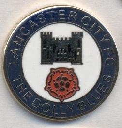 футбол.клуб Ланкастер Сити (Англия)1 ЭМАЛЬ / Lancaster City,England football pin