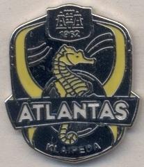 футбольный клуб Атлантас Клайпеда(Литва)2 ЭМАЛЬ /Atlantas,Lithuania football pin