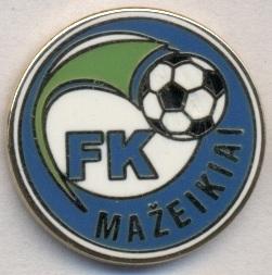 футбол.клуб Мажейкяй (Литва), ЭМАЛЬ / FK Mazeikiai, Lithuania football pin badge