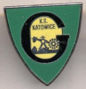 футбольный клуб ГКС Катовице (Польша)1 ЭМАЛЬ /GKS Katowice,Poland football badge