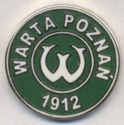 футбол.клуб Варта Познань (Польша) ЭМАЛЬ /Warta Poznan,Poland football pin badge